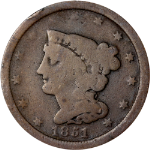 1851 Half Cent