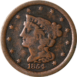 1854 Half Cent
