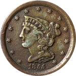 1855 Half Cent