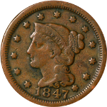 1847 Large Cent