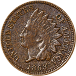 1863 Indian Cent