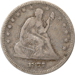 1877-P Seated Liberty Quarter