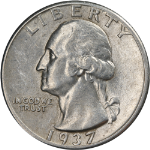 1937-P Washington Quarter