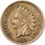 1860 Indian Cent