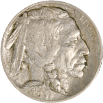 1913-D Type 2 Buffalo Nickel