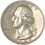 1949-P Washington Quarter