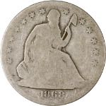 1868-S Seated Half Dollar