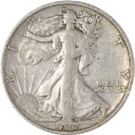 1917-S Reverse Walking Liberty Half