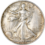 1936-S Walking Liberty Half - Cleaned