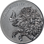 2025 Germania 1 Ounce Silver 5 Mark Beasts: Gullinbursti BU OGP COA - STOCK