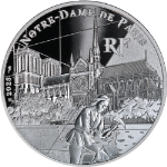2025 France 22.2gr Silver Proof UNESCO Heritage Site: Notre Dame Cathedral STOCK