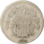 1874 Shield Nickel