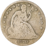1870-P Seated Half Dollar