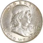 1948-P Franklin Half Dollar