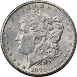 1879-CC Morgan Silver Dollar Capped Die PCGS Unc Details Key Date Nice Strike