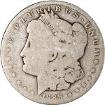 1888-O Morgan Silver Dollar - VAM 4, Hot Lips