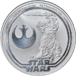 2025 Niue 1 Ounce Silver Star Wars: Luke Skywalker 20 Coin Roll - STOCK