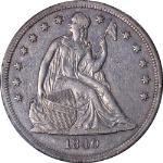 1840 Seated Liberty Dollar PCGS XF Details Nice Eye Appeal Nice Strike
