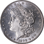 1902-P Morgan Silver Dollar PCGS MS66 Blazing White Gem Superb Eye Appeal