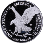 2021-W Silver American Eagle $1 Type 2 PCGS PR70 DCAM Magnum Opus Label