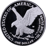 2022-W Silver American Eagle $1 PCGS PR70 DCAM Magnum Opus Label