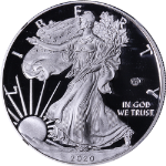 2020-W Silver American Eagle $1 NGC PF69 Ultra Cameo World War II Privy Mark