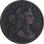 1803 Large Cent &#39;Small Date, Large Fraction&#39; Choice VF+ S.257 R.2 Nice Strike