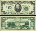 FR. 2073 E* $20 1981 Federal Reserve Note Richmond E-* Block VF Star Ink Writing