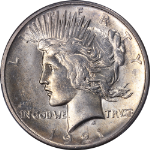 1921 Peace Dollar High Relief PCGS MS64 Nice Eye Appeal Strong Strike