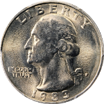 1983-P Washington Quarter PCGS MS65 Superb Eye Appeal Strong Strike