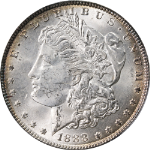 1888-P Morgan Silver Dollar PCGS MS63 Superb Eye Appeal Strong Strike