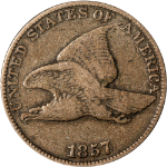 1857 Flying Eagle Cent - CHOICE