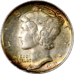 1919-P Mercury Dime - Scratchy