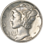1930-S Mercury Dime