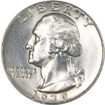 1939-D Washington Quarter