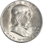 1951-S Franklin Half Dollar