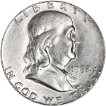 1952-S Franklin Half Dollar