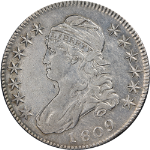 1809 Bust Half Dollar Choice XF/AU 0-107 R.3 Great Eye Appeal Nice Strike