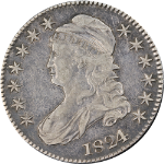 1824/1 Bust Half Dollar Choice VF/XF 0-101 R.2 Great Eye Appeal Nice Strike