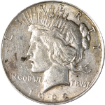 1922-P Peace Dollar - VAM - Extra Hair