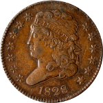 1828 Half Cent