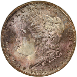 1887-O Morgan Silver Dollar NGC MS64 Nice Eye Appeal Nice Strike - Toning