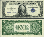 FR. 1615* $1 1935-F Silver Certificate *-F Block Choice CU+ Star