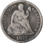 1877-S Seated Liberty Dime