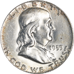 1955-P Franklin Half Dollar