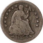 1854-O Seated Liberty Half Dime