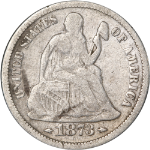 1873-P Seated Liberty Dime - Arrows At Date