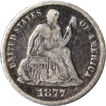 1877-S Seated Liberty Dime