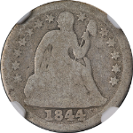 1844 Seated Liberty Dime NGC G4 Key Date Nice Eye Appeal Nice Strike