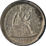 1842-O Seated Liberty Dime PCGS AU Details Nice Eye Appeal Nice Strike